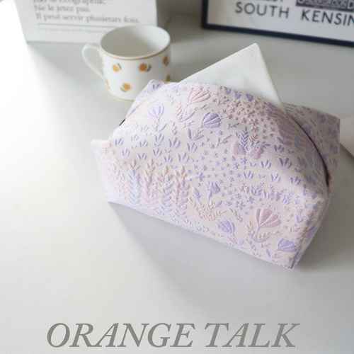 ins中国风压烫金抽纸盒客厅桌面