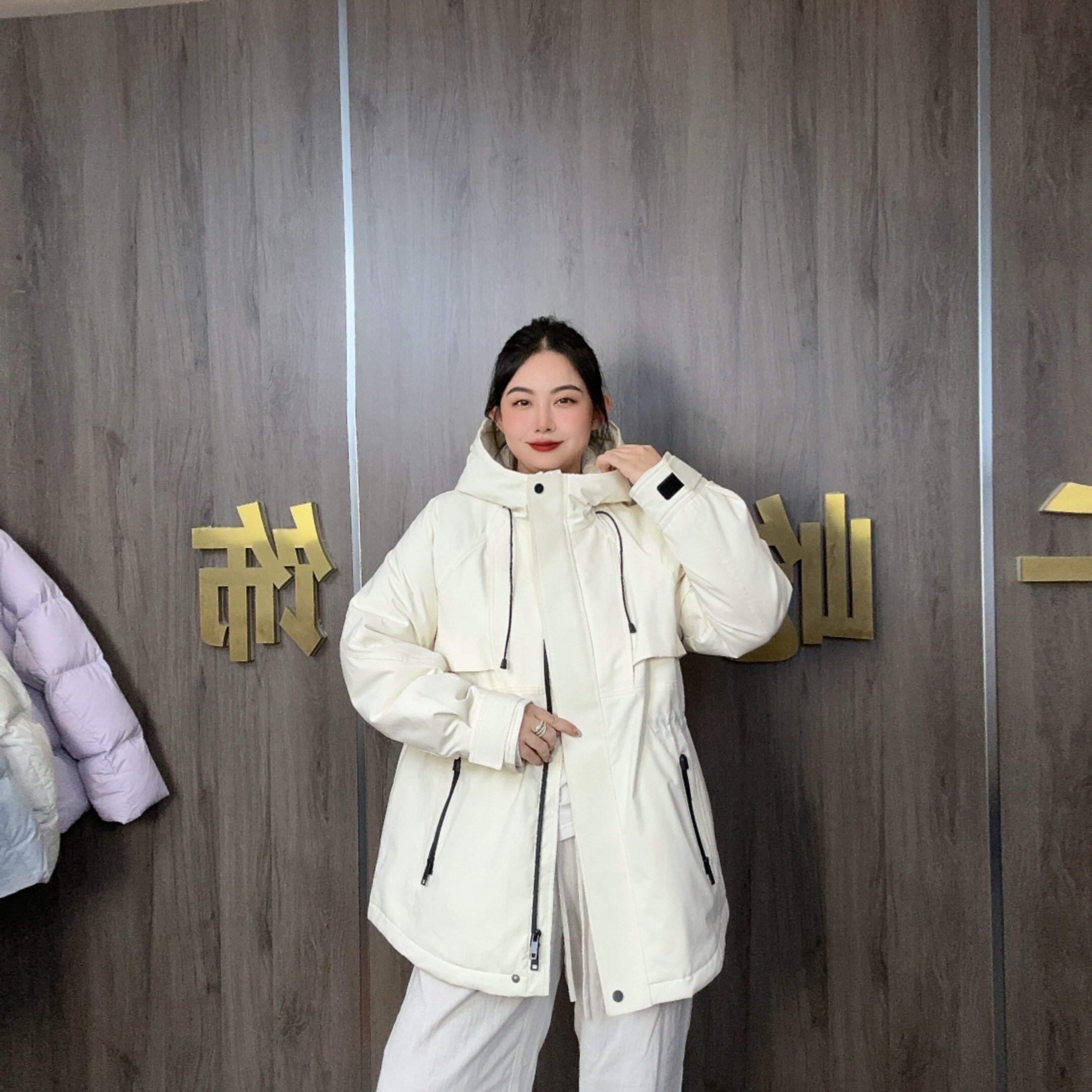 香港时风国际品牌羽绒服女2026年新款一手长冲锋衣加厚保暖45509