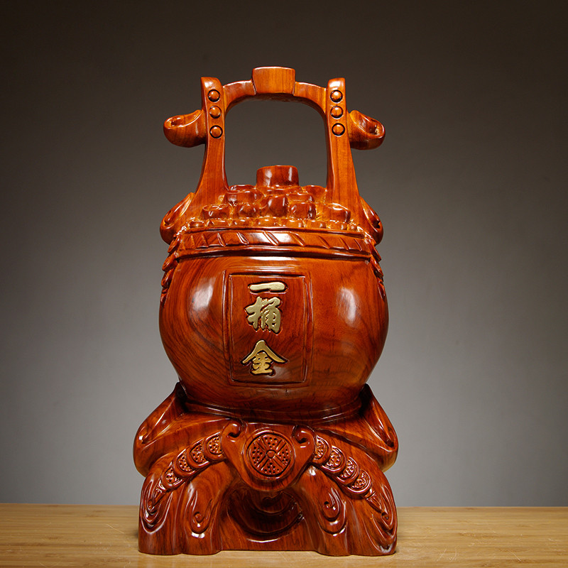 木雕摆件家居客厅开业送礼工艺品