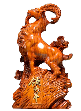 动物雕刻十二生肖开业礼品领头羊