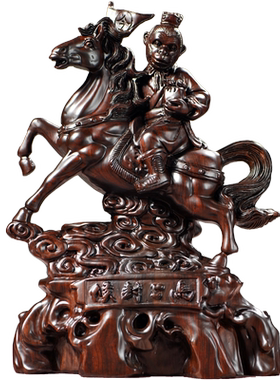 客厅摆件黑檀木祝福新古典