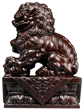 黑檀木雕刻北京开业送礼工艺品