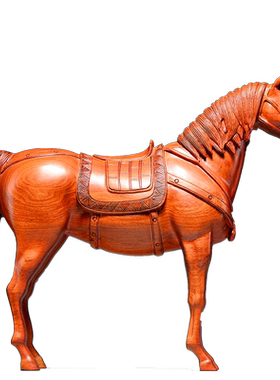 摆件木雕新中式风家居客厅工艺品