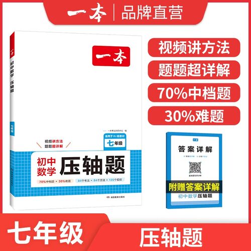 2025新版一本初中数学压轴题