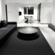 黑色地毯深色耐脏免打理沙发毯客厅轻奢高级感茶几毯黑灰卧室地垫