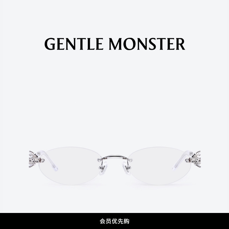 【2025珠宝系列】ORORA潮流金属椭圆形光学镜眼镜GENTLE MONSTER