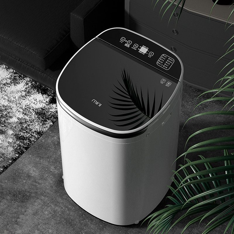 巧手婴儿迷你洗衣机小型家用杀菌宝宝专用烘干儿童全自动洗脱一体