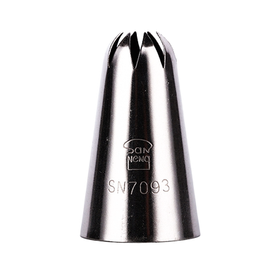 三能8齿曲奇裱花嘴大中小奶油挤花嘴SN7091/7092/7093/7094/7095