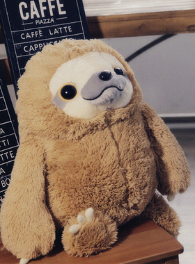 波比熊INS风萌物闪电树懒毛绒玩具公仔创意毛绒玩偶明星gulf同款
