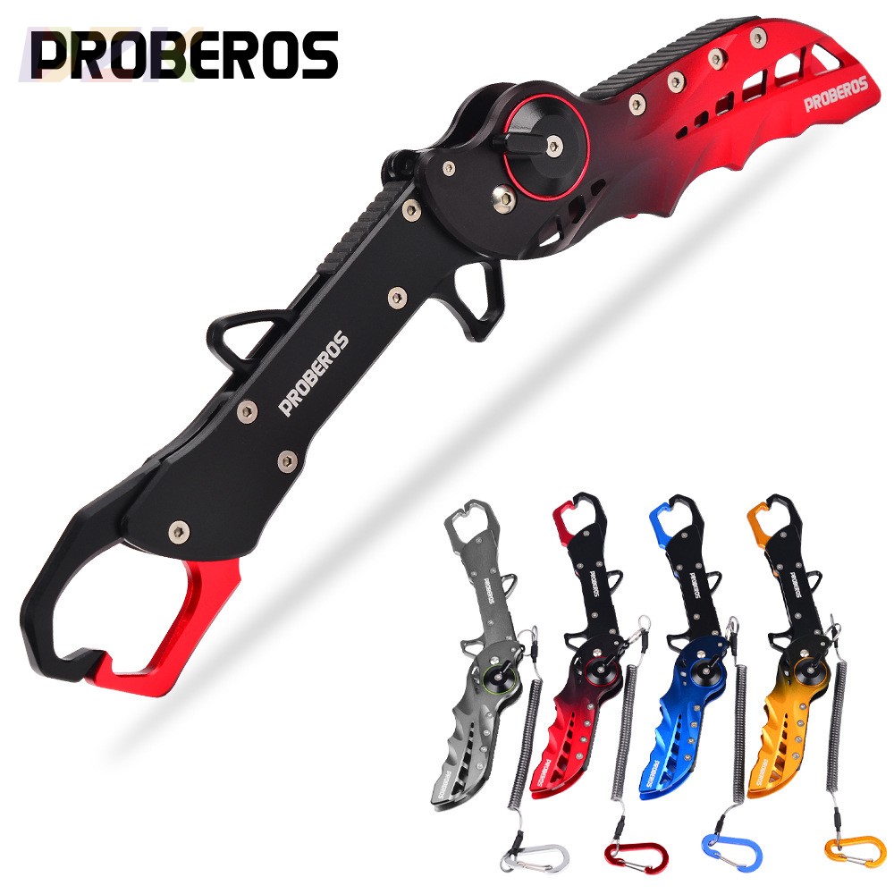 铝合金大物控鱼器多功能便携可折叠控鱼器夹鱼器路亚钳子配失手s5