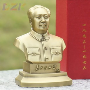 饰礼o3 毛主席像铜像汽车摆像车内饰品摆件摆饰半身像毛爷爷车载装