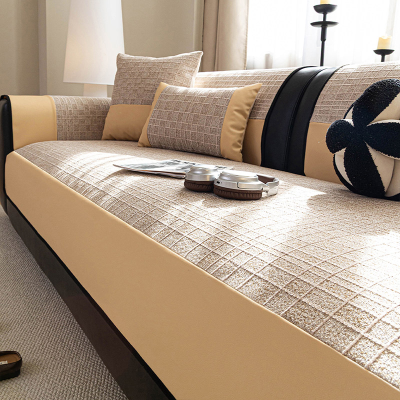 雪尼尔沙发垫四季通用2025新款沙发盖布防滑皮沙发专用高级坐垫子,居家布艺,沙发垫,淘宝优惠券,粉丝福利购,淘宝优惠卷
