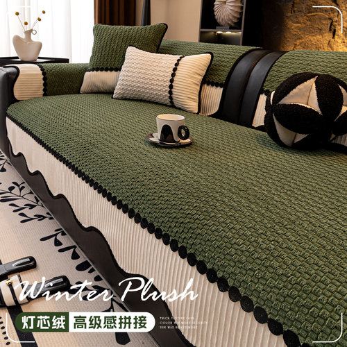 真皮专用沙发垫轻奢高级感坐垫子