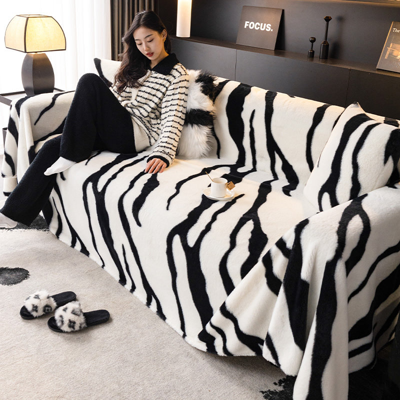 沙发盖布2024新款四季通用沙发巾一整张全盖秋冬固定防滑毛绒坐垫,居家布艺,沙发套,淘宝优惠券,粉丝福利购,淘宝优惠卷