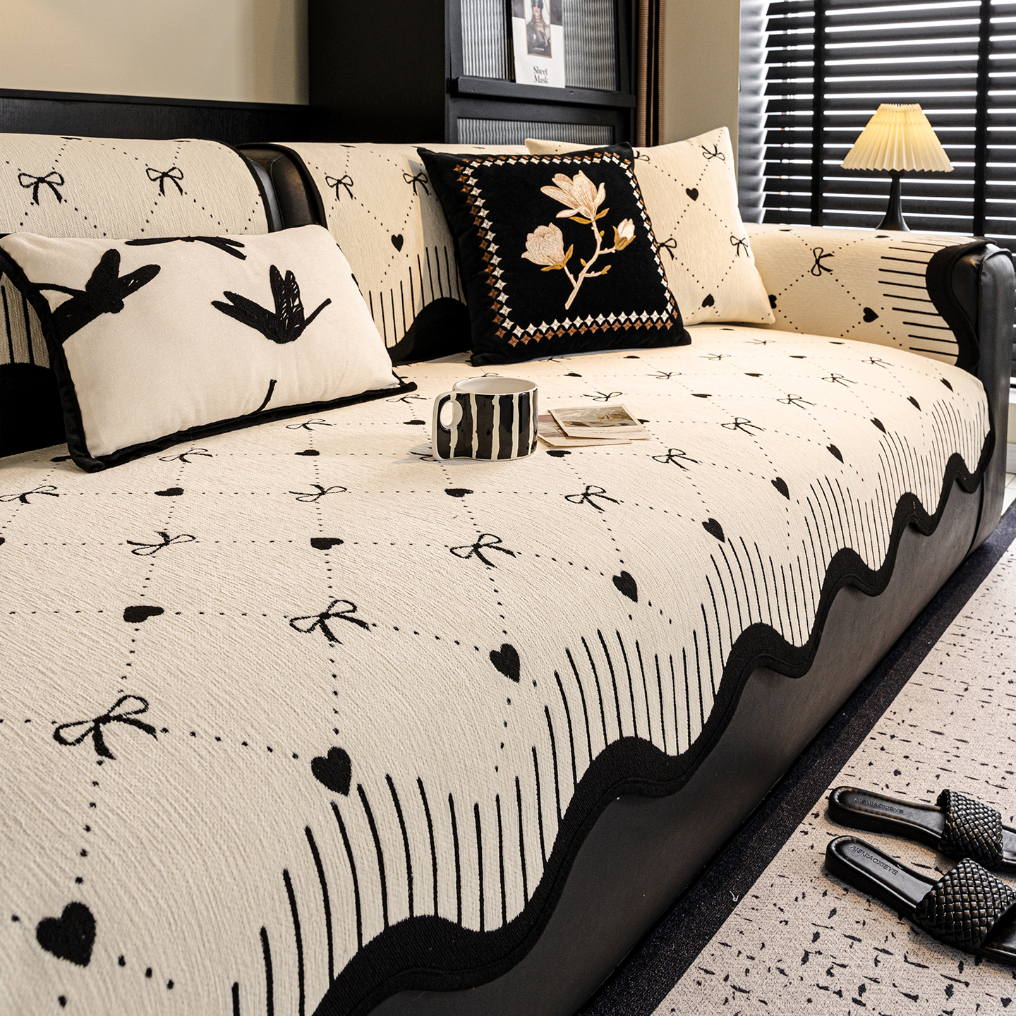 雪尼尔四季通用沙发垫