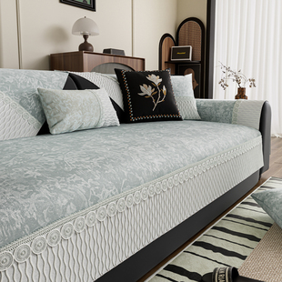 法式沙发垫四季通用轻奢高级感2026新款坐垫子固定防滑沙发盖布巾