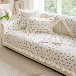 田园风沙发垫2026新款四季通用沙发套罩固定防滑可机洗高端盖布巾