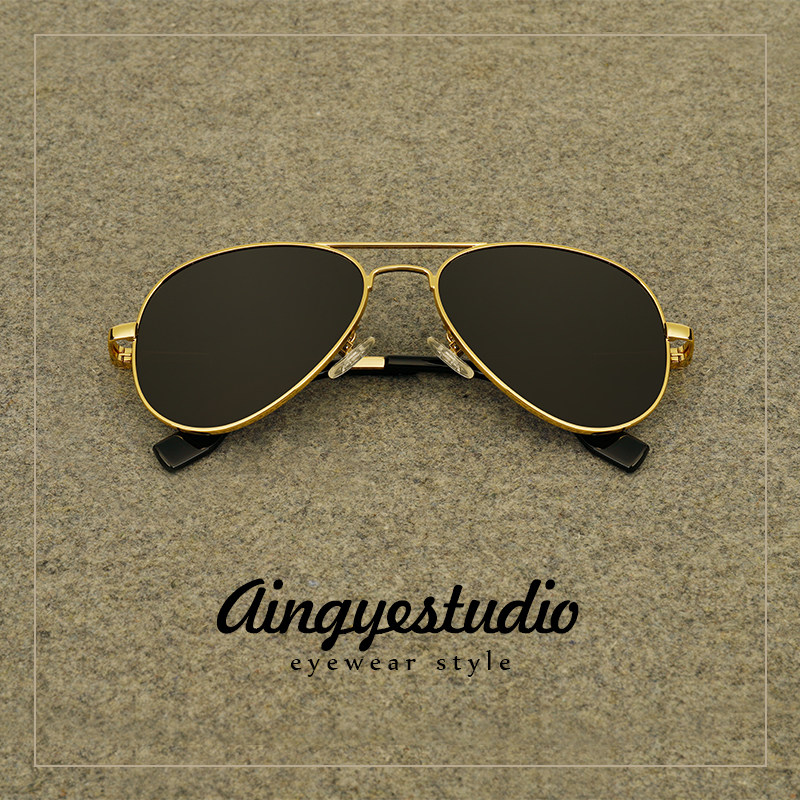 偏光墨镜男款飞行员太阳眼镜男士驾驶开车专用高清防紫外线蛤蟆镜