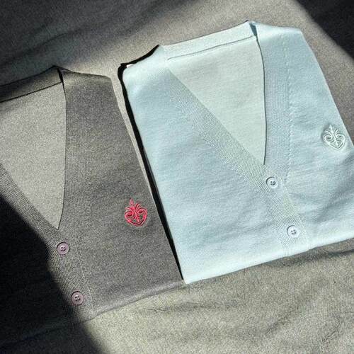 现货｜特殊的漂亮开衫｜原创JK毛衣日系刺绣长袖针织衫秋冬校供感