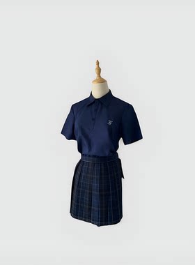 截团制作中 | 小凉快 | JK制服Polo衫夏季校供短袖衬衫