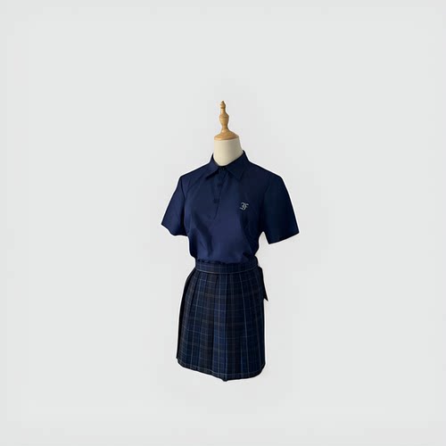 截团制作中 | 小凉快 | JK制服Polo衫夏季校供短袖衬衫