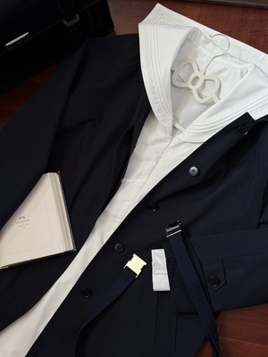 截团制作中｜济慈女子｜校供感某医科学院旧制连衣裙＋风衣