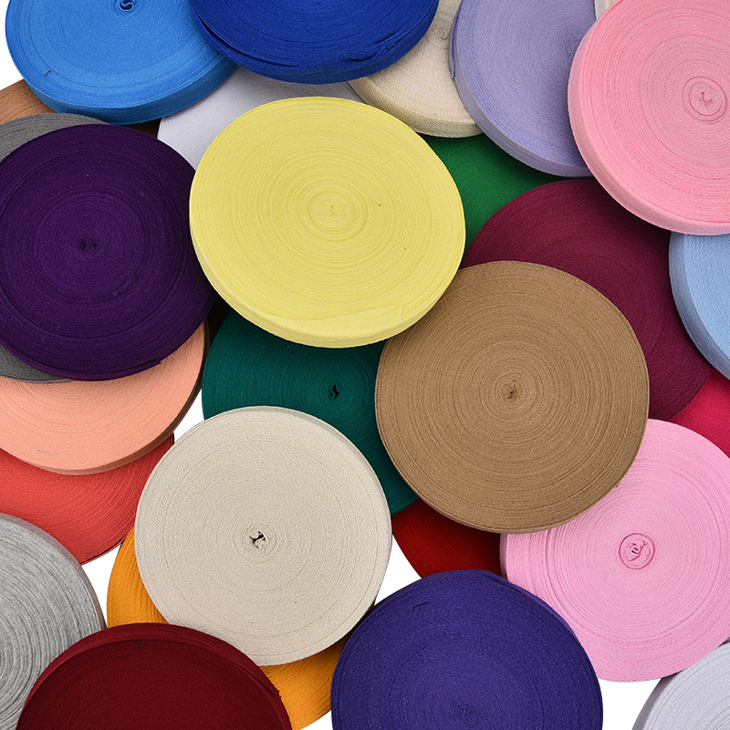 1cm包边条滚边织带棉全人字带辅料布带衣服纱带帆布后领绑带布料