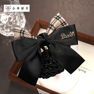 头花女网兜职业发网护士工作头饰发饰银行空姐女盘头发2025年新款