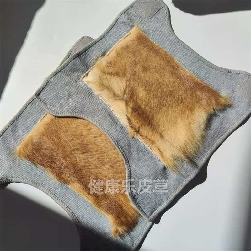 冬季真皮毛羊皮毛护膝保暖关节老寒腿男女漆盖老人保健冬天腿防寒