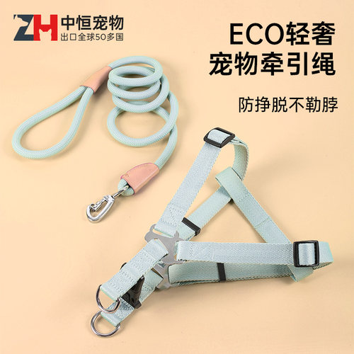 中恒牵引绳胸背带组合装