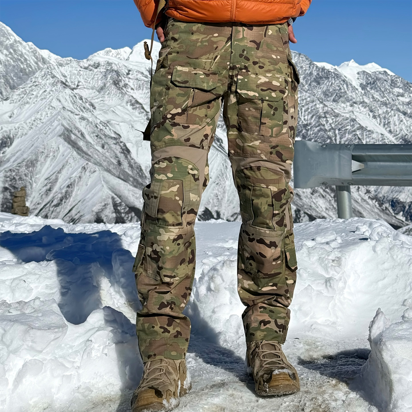 GUNCHILL户外G3迷彩战术裤男多口袋工装裤防刮耐磨登山徒步作训裤