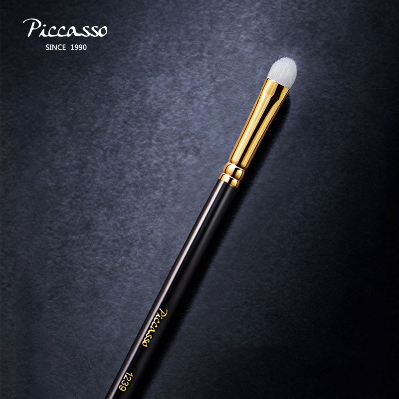 韩国piccasso1239眼影刷24k镀金管口山羊毛上色多层次涂抹不飞粉