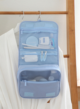 韩国piccasso蓝色旅行悬挂式多功能化妆包收纳包新品
