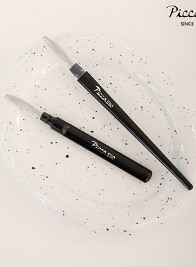 韩国piccasso眉刷钢梳睫毛梳打结梳理眉毛方便携带长短款可选