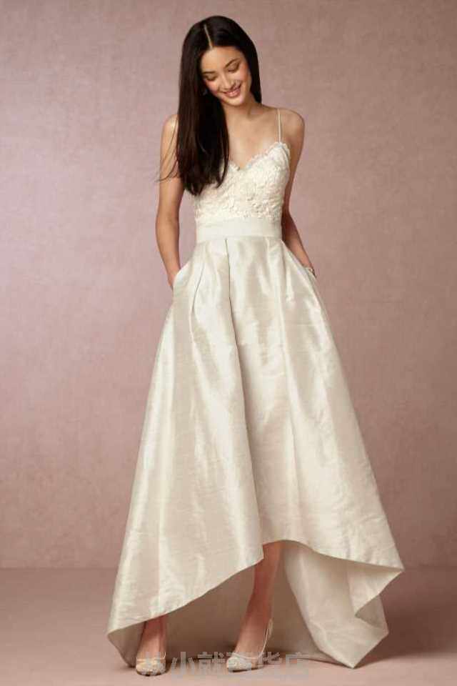 新款吊带简约气质款欧风优雅白色晚装生日聚会礼服裙旅拍轻婚纱|ruв категории Женская одежда, Cвадебные платья, платье/вечернее платье - от Buy2taobao.com для оказания профессиональной услуги покупки агента Taobao