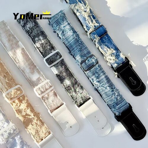 Yomer毛毛须风格吉他背带民谣吉他电吉他贝斯背带流苏个性磨毛