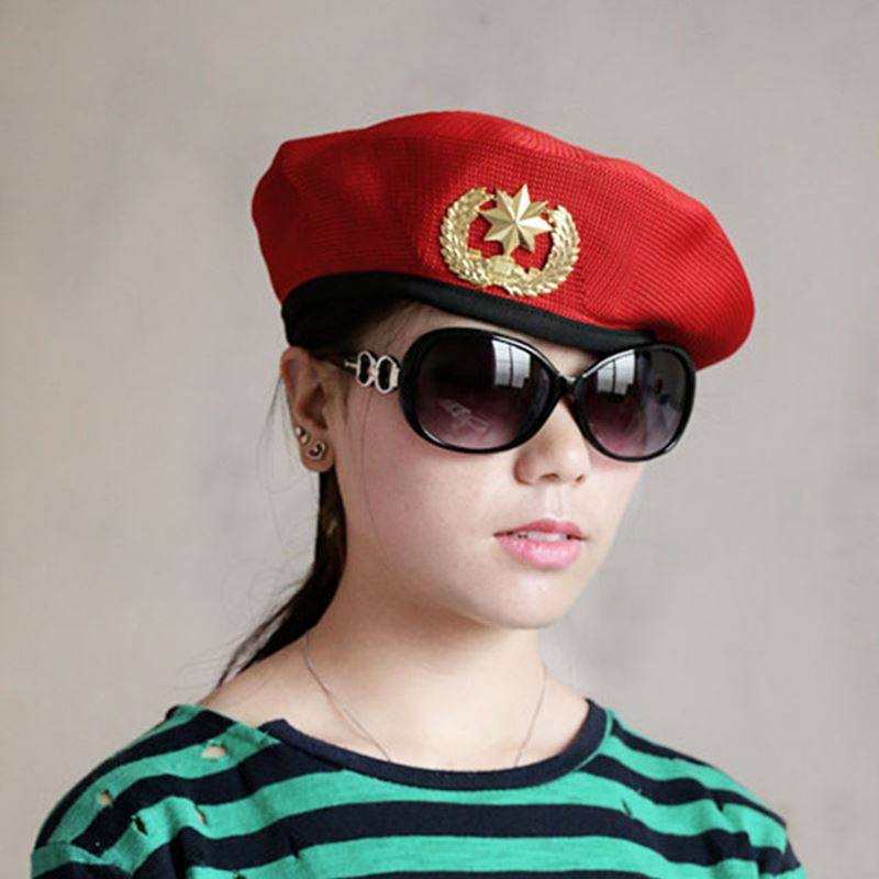 大号水兵舞帽子家用船型军帽广场舞演出船形帽 红色网格贝俄罗斯|ruв категории Аксессуары, шляпа - от Buy2taobao.com для оказания профессиональной услуги покупки агента Taobao