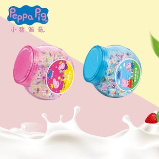 小猪佩奇棒棒糖牛奶味VC棒糖网红社会人儿童糖果休闲零食批发520g