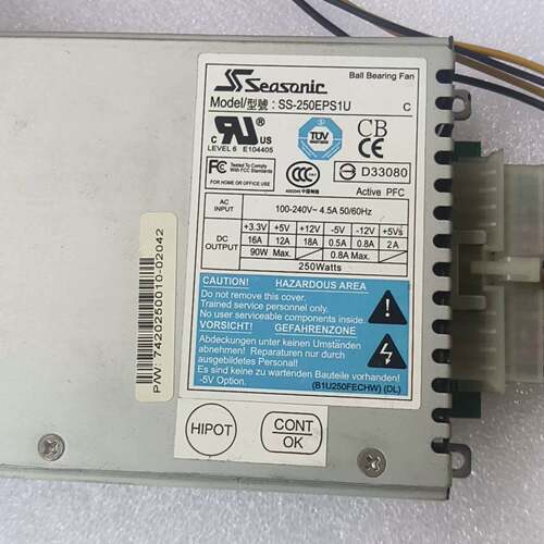 议价海韵Seasonic SS-250EPS1U. Act可维修