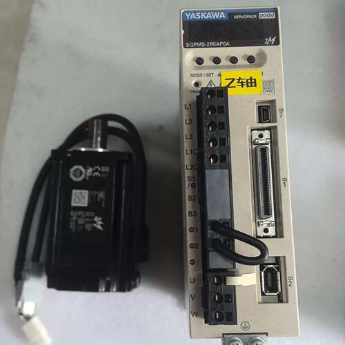 议价安川伺服驱动器SGPMS-2R5AP0A，配套电机SGMJ-可维修