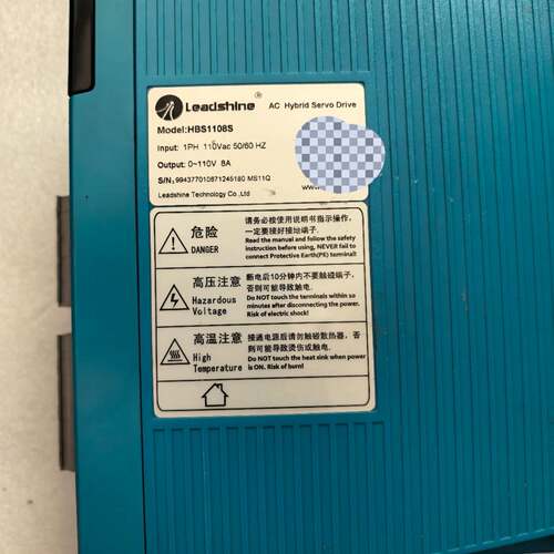 议价HBS1108S伺服驱动器，AC混合型，输入1PH 11可维修