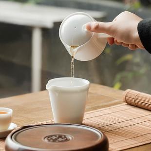 甜白瓷侧把茶壶190ml单壶陶瓷防烫 日式 简约功夫泡茶具家用泡茶壶