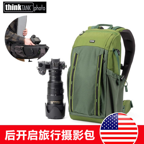 进口短途旅行后开启摄影相机背包