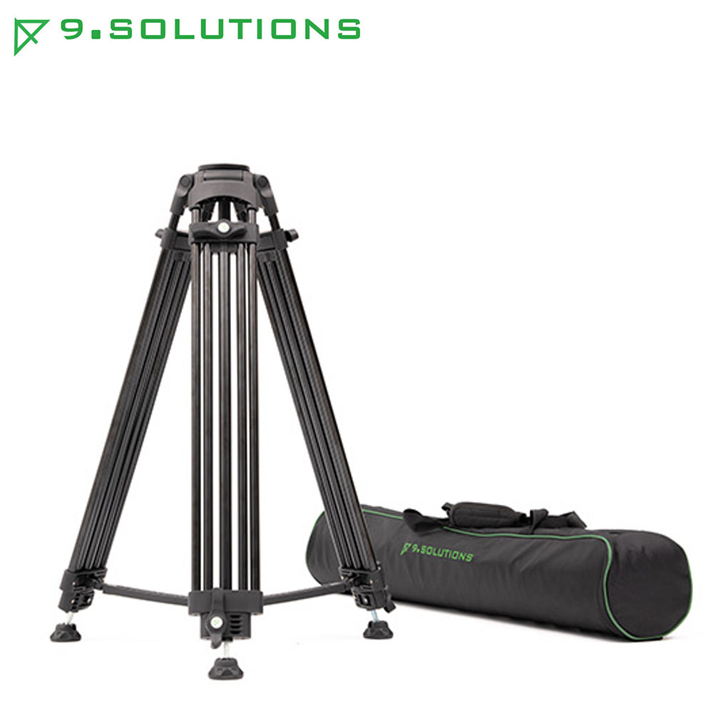 丹麦9.SOLUTIONS九点75mm碗口摄影专业重型录影直播三脚架9.TR1