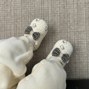 猫咪婴儿鞋子6到12个月春夏软底小月龄防掉宝宝学步鞋0到6个月