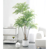 仿真绿植南天竹假仿真树室内落地盆景仿生绿植大型