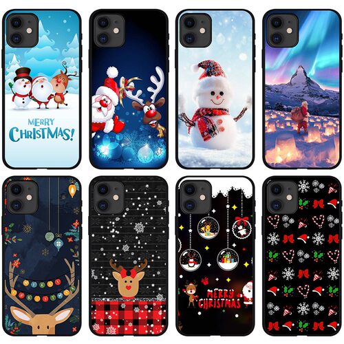适用iPhone13圣诞老人苹果14plus圣诞节手机壳Christmasphonecase