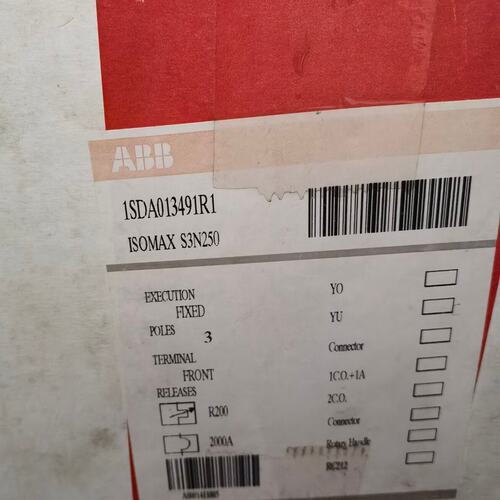 议价-全新原装正品ABB塑壳断路器lSDA013491R1/R20-可维修