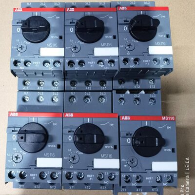 议价-原厂正品ABB电动机保护断路器MS116 20A（16-20-可维修