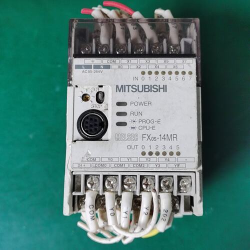 议价-三菱PLC FX0S-14MR-001，日本原装进口，拆机品-可维修